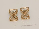 FSE026     Cut Out Style  Gold Tone Alloy Fashion Stud Earring