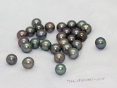 lpb1012 50PCS 6-7mm AA dyed color round freshwate loose pearl wholesale